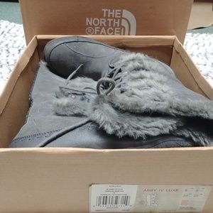 North Face fur boots